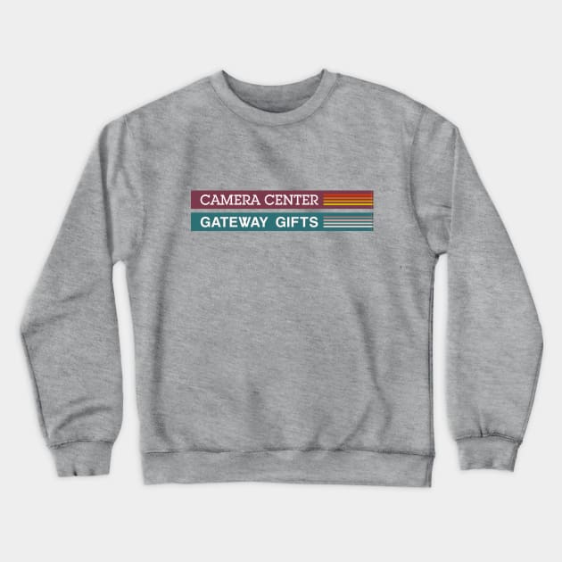 Epcot Camera Center and Gateway Gifts Crewneck Sweatshirt by brkgnews